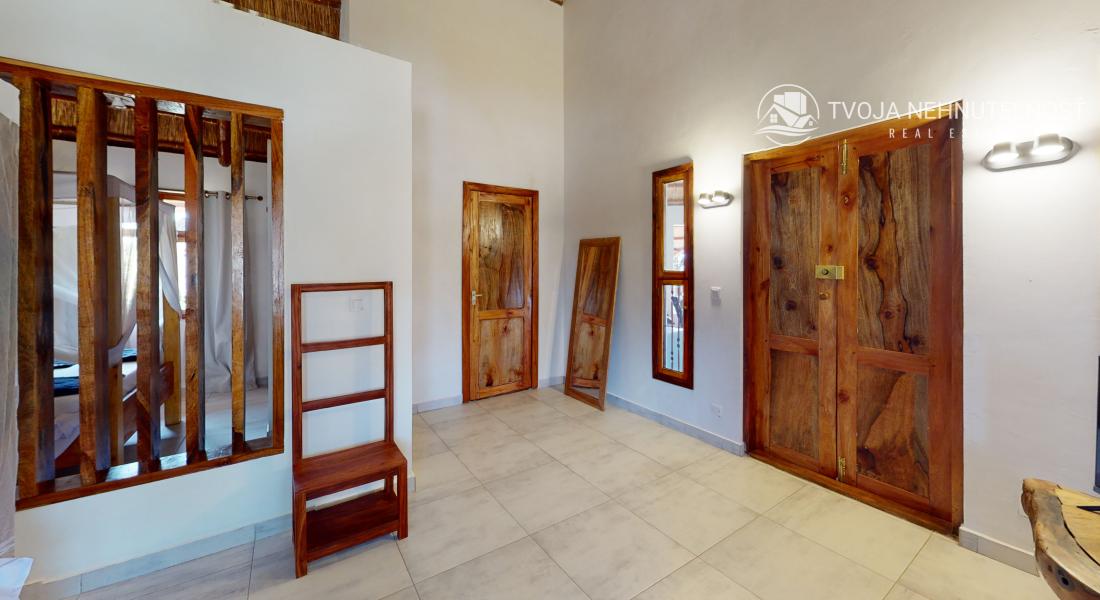 Zaria resort Zanzibar - dovolenkový prenájom bungalovu s dvomi spálňami a záhradou pre 2 páry D11