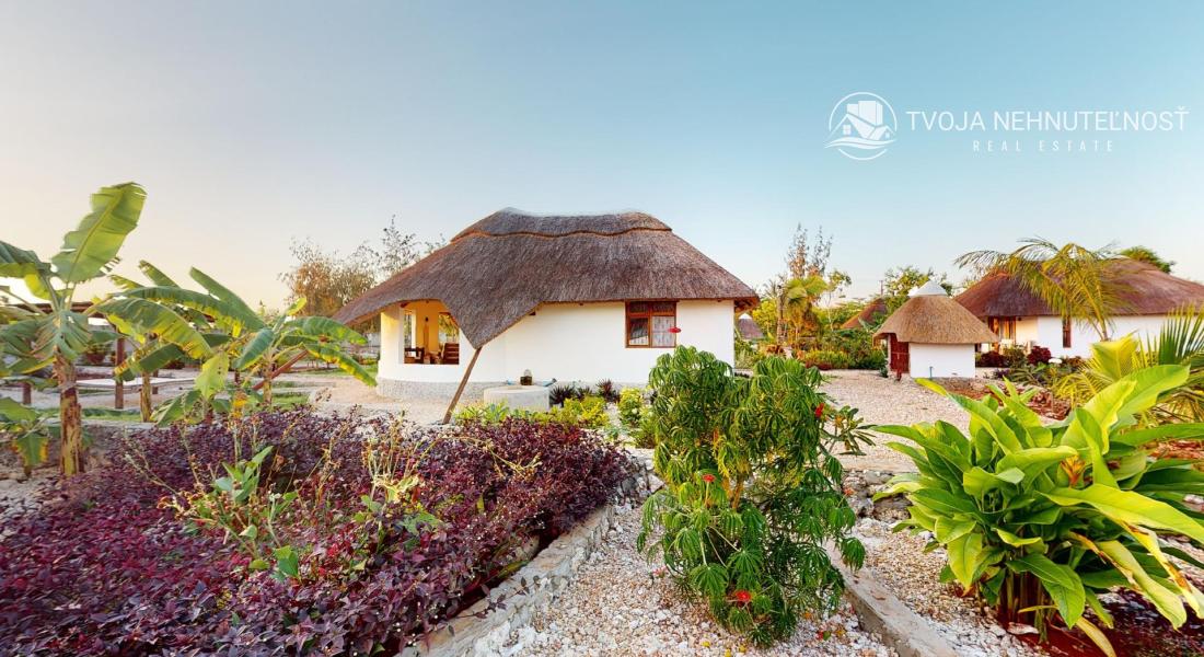 Zaria resort Zanzibar - dovolenkový prenájom bungalovu s dvomi spálňami a záhradou pre 2 páry D11