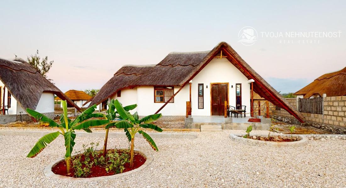 Zaria resort Zanzibar - dovolenkový prenájom bungalovu s dvomi spálňami a záhradou pre 2 páry D11