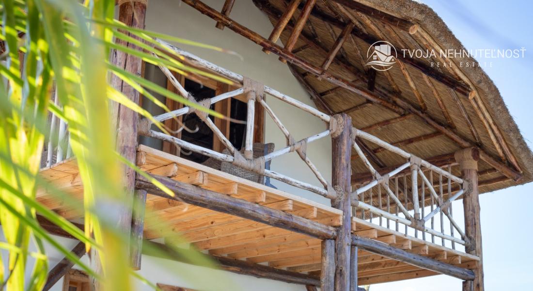 Zaria resort Zanzibar - luxusný poschodový dom, balkón s výhľadom na more a záhradou pre dve osoby D08