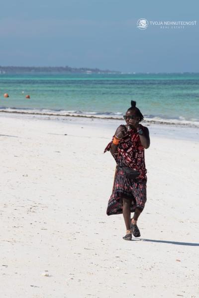 Zaria resort Zanzibar - luxusný poschodový dom, balkón s výhľadom na more a záhradou pre dve osoby D08