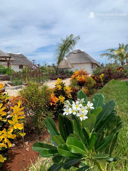 Zaria resort Zanzibar - luxusný poschodový dom, balkón s výhľadom na more a záhradou pre dve osoby D08