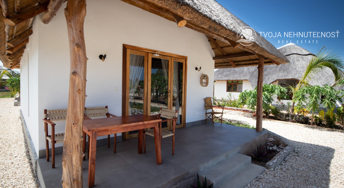 Zaria resort Zanzibar - dovolenkový prenájom bungalovu so záhradou pre dve osoby D07