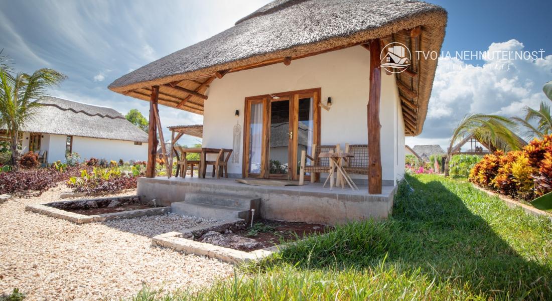 Zaria resort Zanzibar - dovolenkový prenájom bungalovu so záhradou pre dve osoby D07