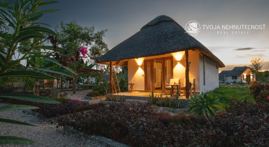 Zaria resort Zanzibar - dovolenkový prenájom bungalovu so záhradou pre dve osoby D07