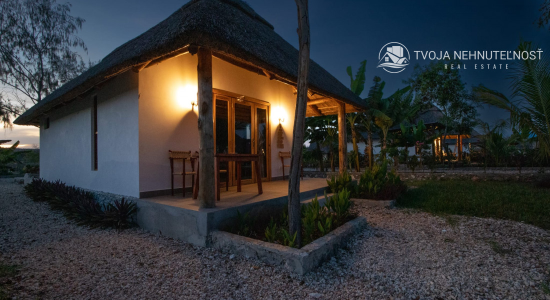 Zaria resort Zanzibar - dovolenkový prenájom bungalovu so záhradou pre dve osoby D07