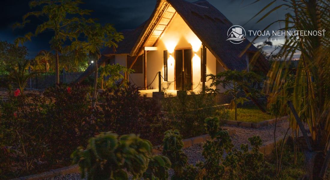 Zaria resort Zanzibar - dovolenkový prenájom bungalovu so záhradou pre dve osoby D07