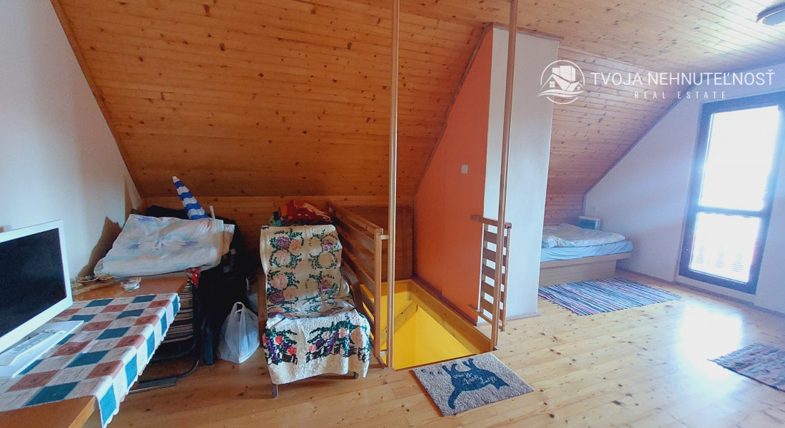 Na predaj murovaná poschodová rekreačná chata Domaša