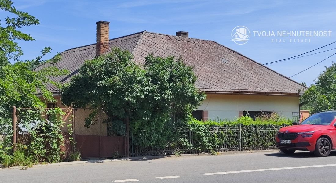 Rodinný dom Hanušovce so skvelým potenciálom pre zručného majstra so vzťahom k histórii