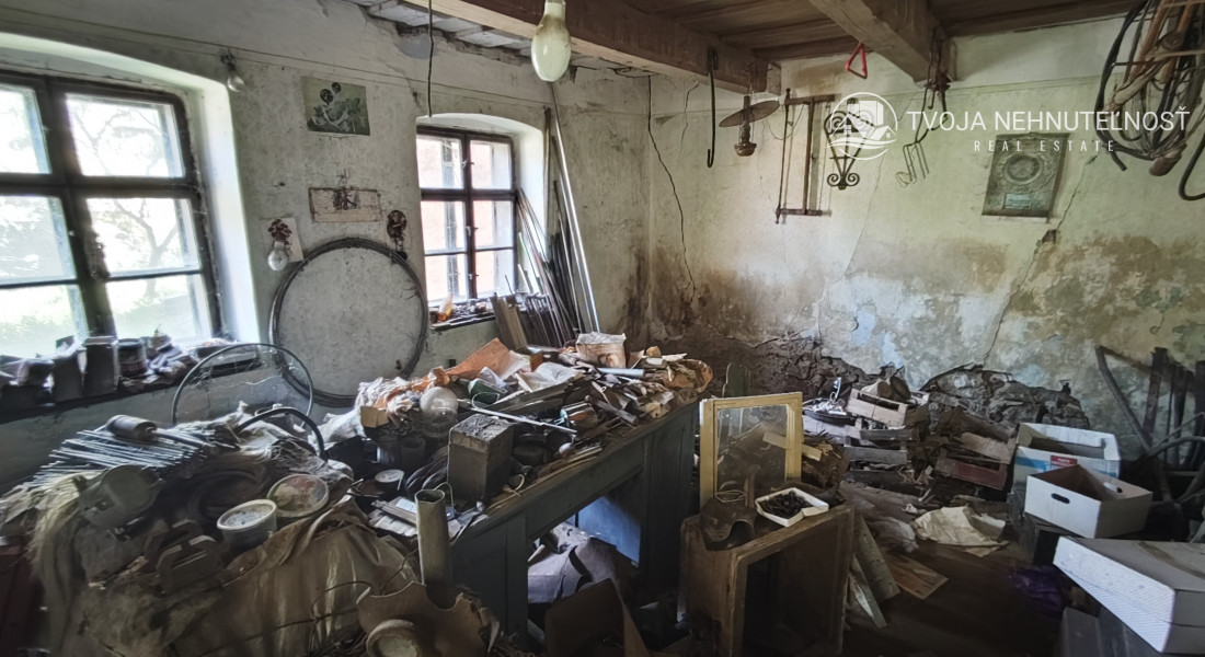 Rodinný dom Hanušovce so skvelým potenciálom pre zručného majstra so vzťahom k histórii