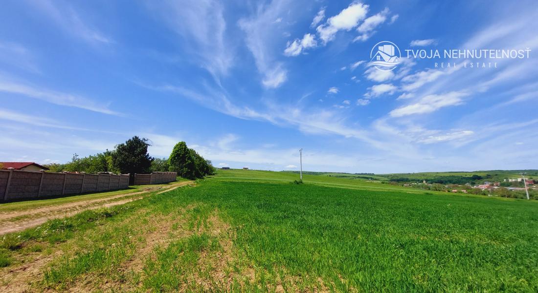 Perspektívny investičný pozemok na krátky horizont - určený na výstavbu domov, obec Čelovce, okres Prešov
