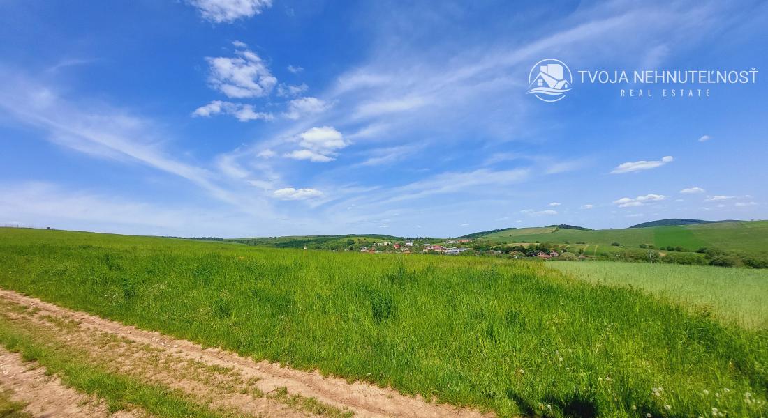 Perspektívny investičný pozemok na krátky horizont - určený na výstavbu domov, obec Čelovce, okres Prešov