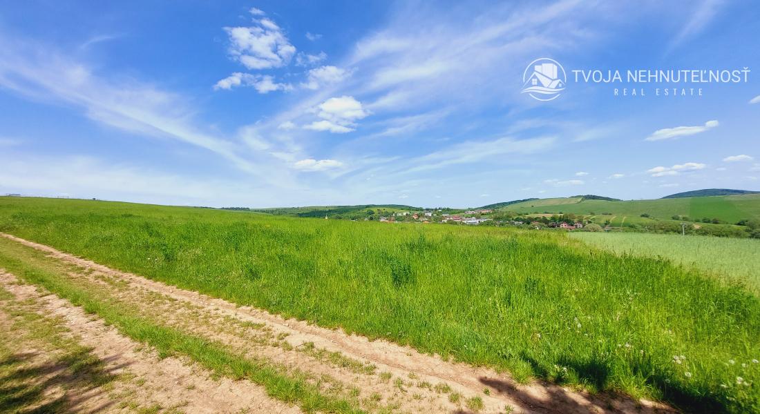 Perspektívny investičný pozemok na krátky horizont - určený na výstavbu domov, obec Čelovce, okres Prešov