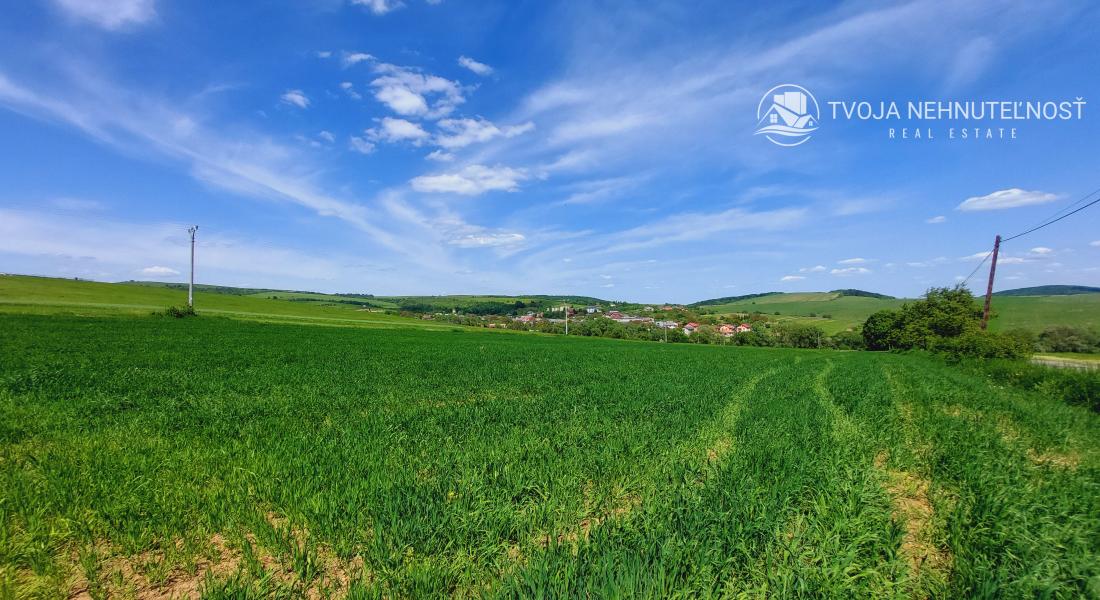 Perspektívny investičný pozemok na krátky horizont - určený na výstavbu domov, obec Čelovce, okres Prešov