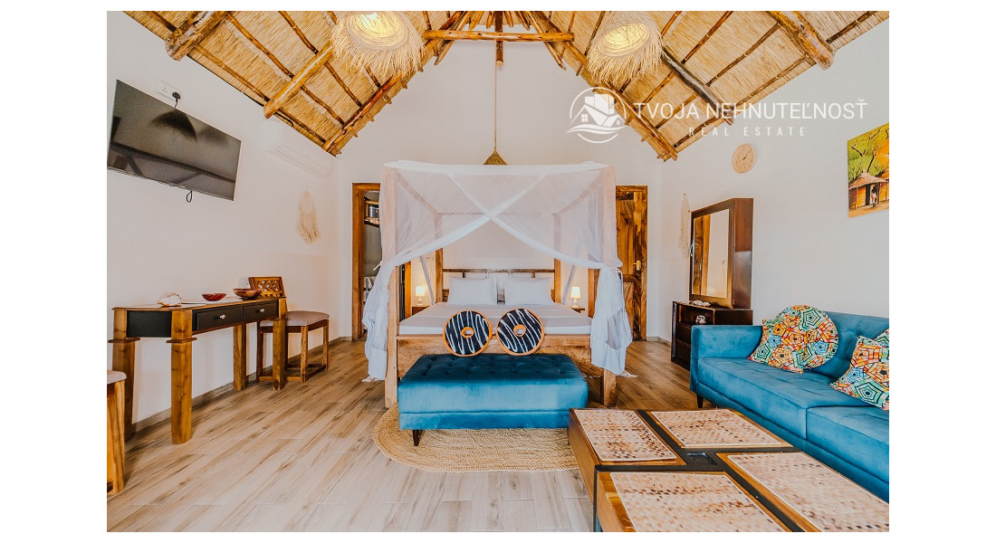 Zaria resort Zanzibar - dovolenkový prenájom bungalovu so záhradou pre 2-3 osoby D16