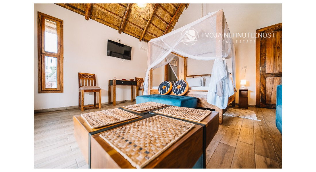 Zaria resort Zanzibar - dovolenkový prenájom bungalovu so záhradou pre 2-3 osoby D16