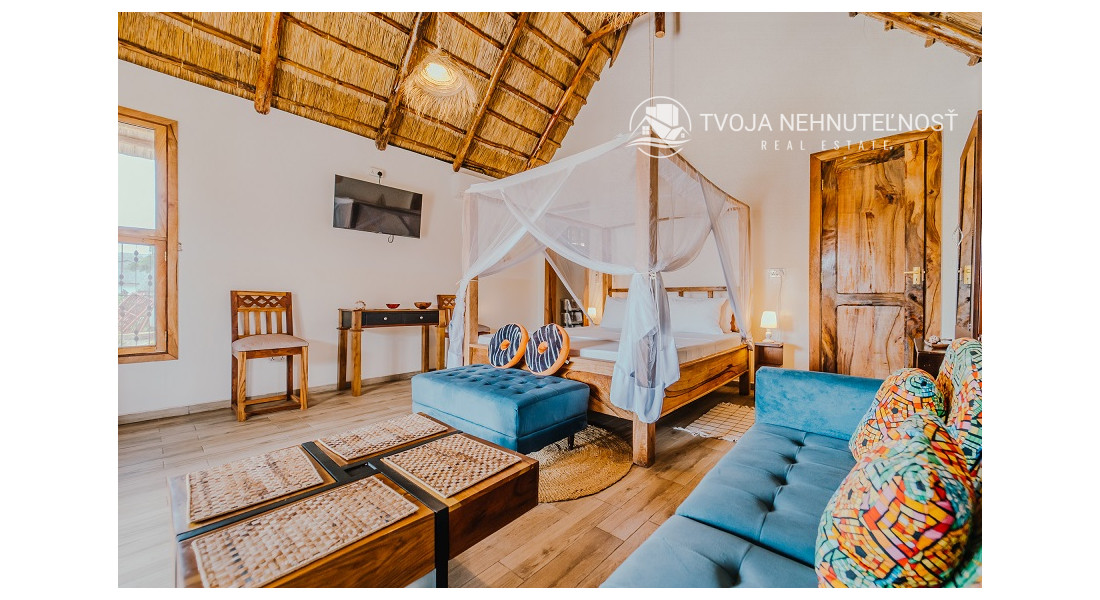 Zaria resort Zanzibar - dovolenkový prenájom bungalovu so záhradou pre 2-3 osoby D16