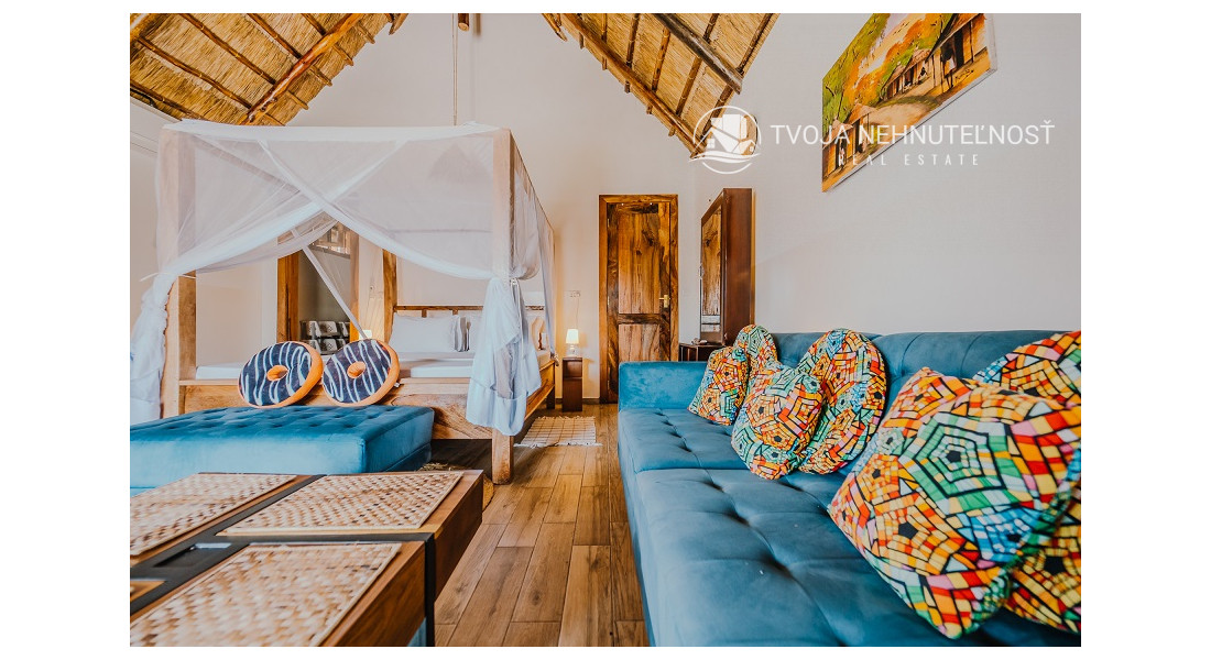 Zaria resort Zanzibar - dovolenkový prenájom bungalovu so záhradou pre 2-3 osoby D16