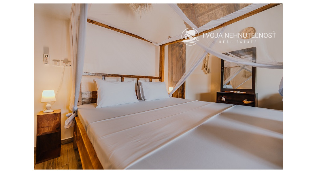 Zaria resort Zanzibar - dovolenkový prenájom bungalovu so záhradou pre 2-3 osoby D16