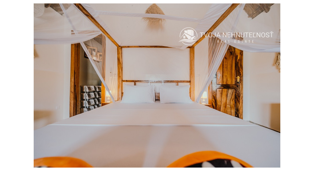 Zaria resort Zanzibar - dovolenkový prenájom bungalovu so záhradou pre 2-3 osoby D16