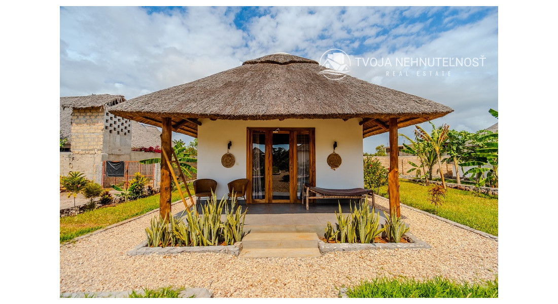 Zaria resort Zanzibar - dovolenkový prenájom bungalovu so záhradou pre 2-3 osoby D16