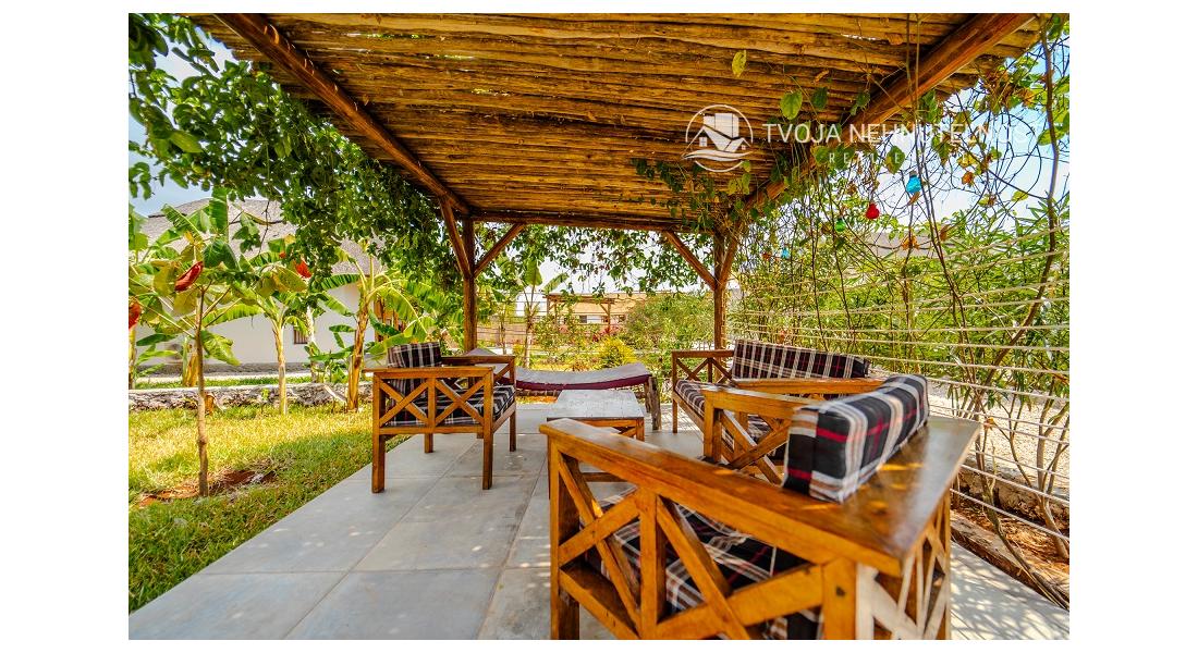 Zaria resort Zanzibar - dovolenkový prenájom bungalovu so záhradou pre 2-3 osoby D16