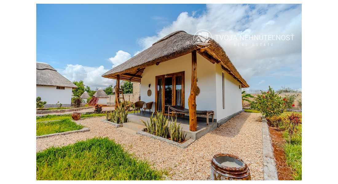 Zaria resort Zanzibar - dovolenkový prenájom bungalovu so záhradou pre 2-3 osoby D16