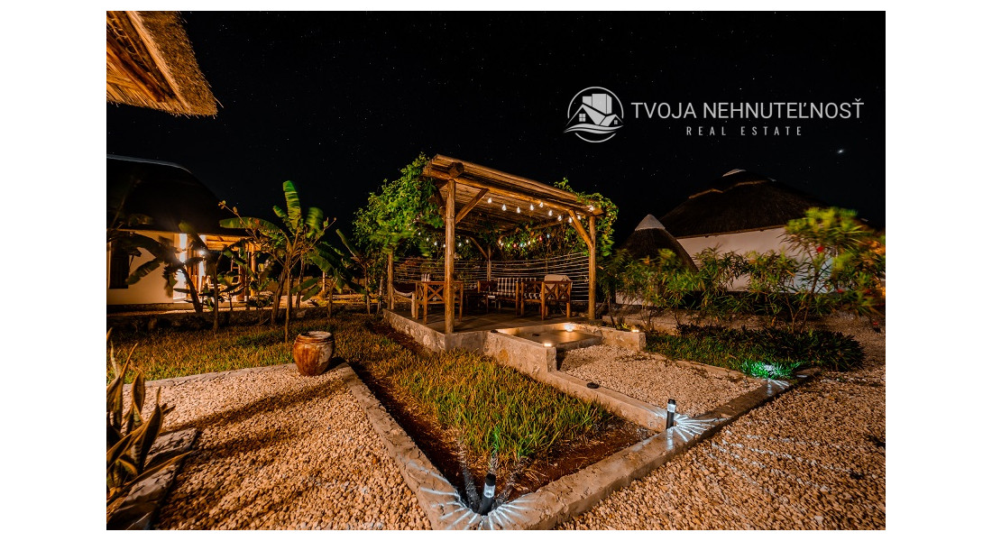 Zaria resort Zanzibar - dovolenkový prenájom bungalovu so záhradou pre 2-3 osoby D16