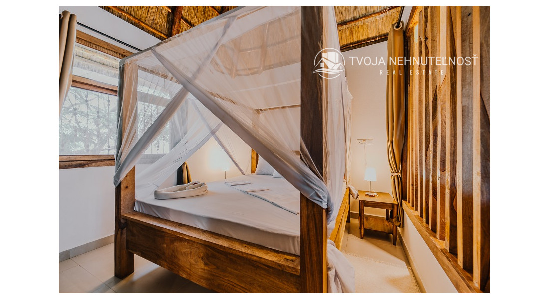 Dovolenkový prenájom Zanzibar - bungalov pre náročných - so záhradou a bazénom