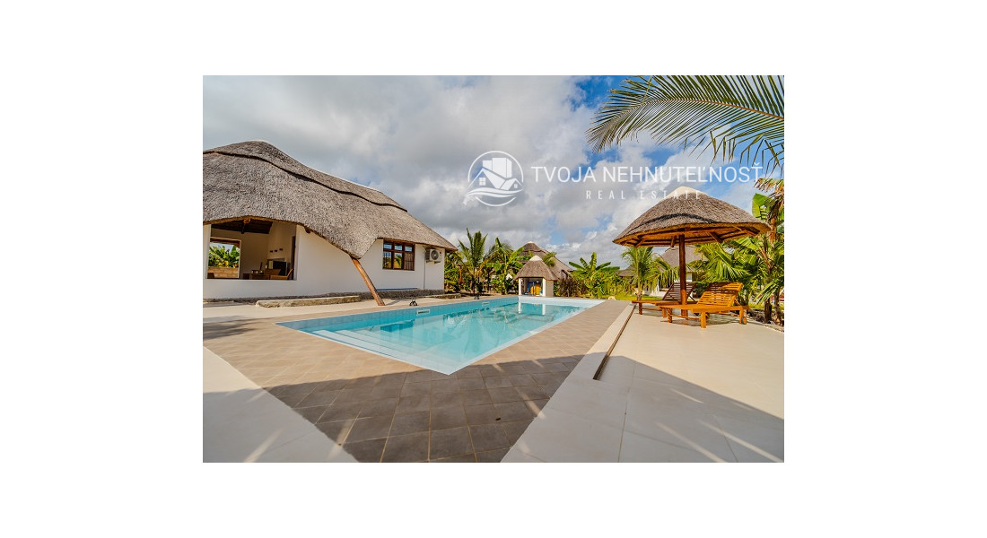 Dovolenkový prenájom Zanzibar - bungalov pre náročných - so záhradou a bazénom