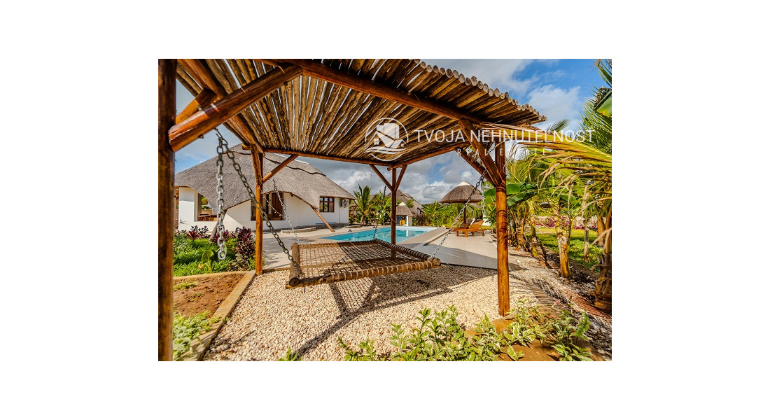 Dovolenkový prenájom Zanzibar - bungalov pre náročných - so záhradou a bazénom