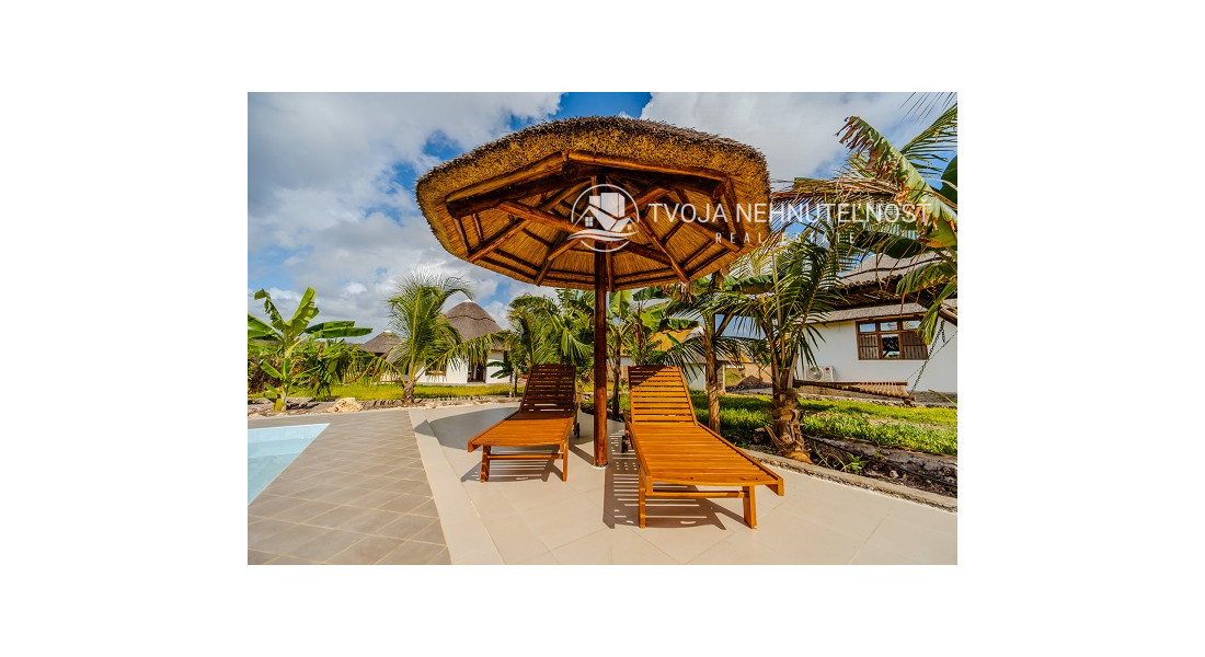 Dovolenkový prenájom Zanzibar - bungalov pre náročných - so záhradou a bazénom