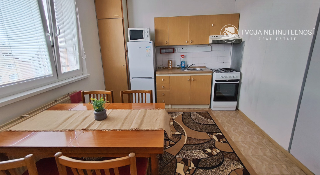 Prenajatý do 31.01.2026.... Prenájom 1 izbového bytu Sekčov Sibírska, čiastočne zariadený