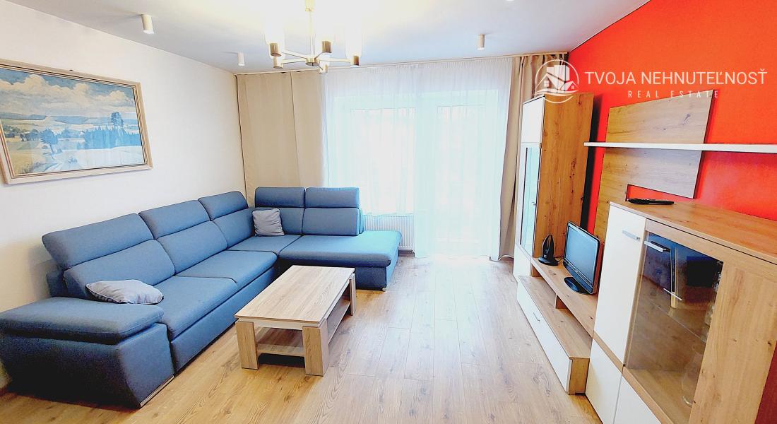 PRENAJATÝ DO 2.12.2026 ... Na prenájom krásny zrekonštruovaný 2 izbový byt s balkónom Budovateľská, zariadený, voľný od 1.9.2024