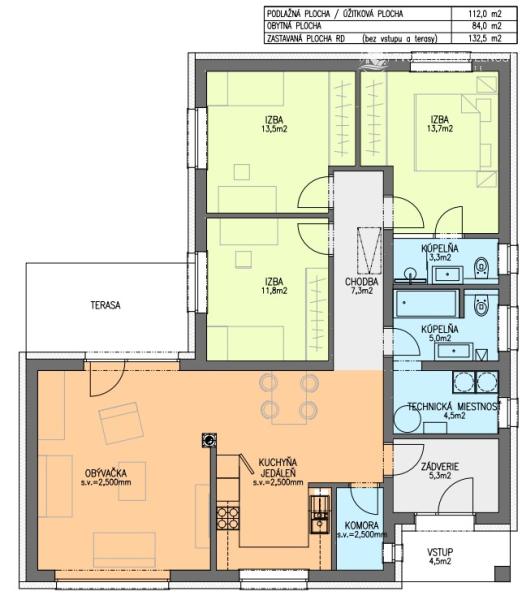 NOVÁ PONUKA! Na predaj 4 izbový tehlový holodom Vyšná Šebastová, komfortný pozemok 8,5a