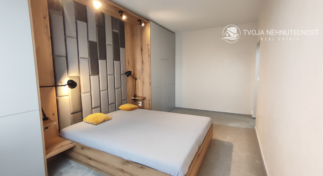 Prenajatý do 1.1.2026....Exkluzívny 2 izbový byt po kompletnej dizajnovej rekonštrukcii na Sekčove, 60 m2