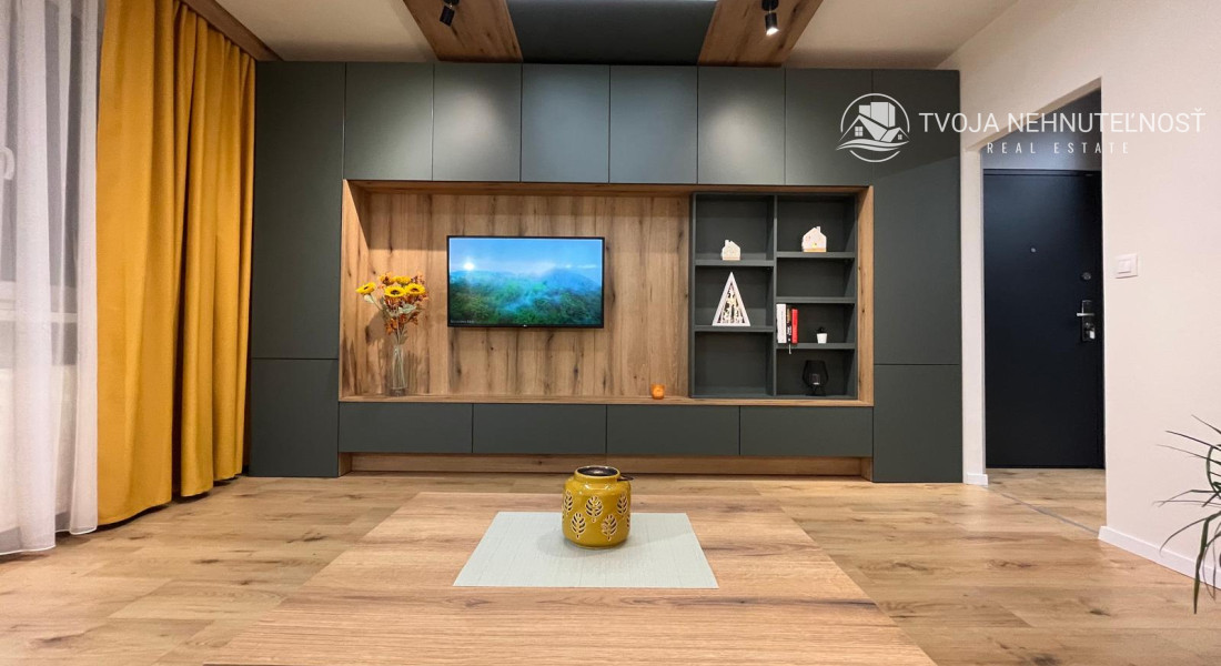 Prenajatý do 1.1.2026....Exkluzívny 2 izbový byt po kompletnej dizajnovej rekonštrukcii na Sekčove, 60 m2