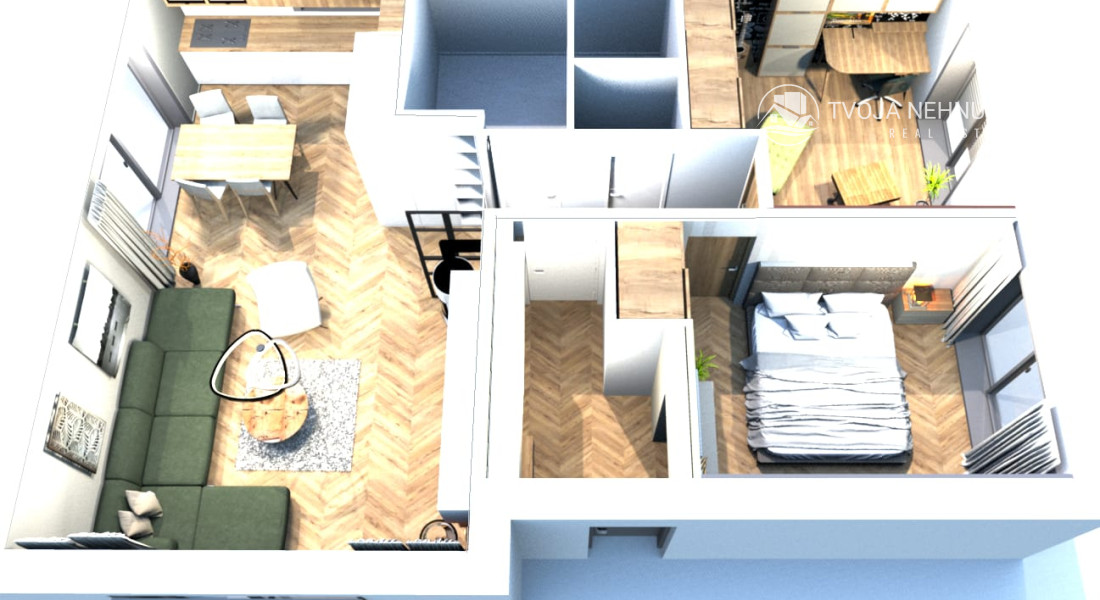 Posledný 3 izbový murovaný dom s pozemkom 502 m2 FINTICE-GRIBĽOVEC