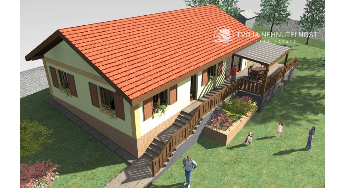 Na predaj krásny 4 izbový dom s možnosťou realizácie obytného podkrovia na 2 izby, veľkorysý pozemok 1000 m2, Fintice