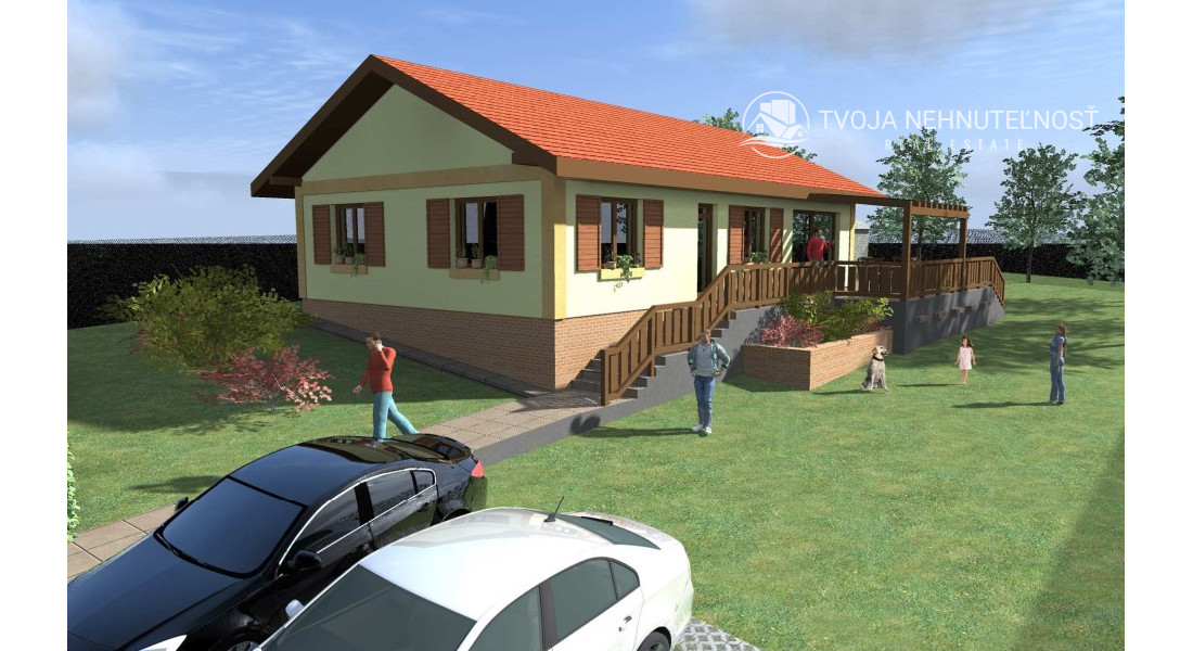 Na predaj krásny 4 izbový dom s možnosťou realizácie obytného podkrovia na 2 izby, veľkorysý pozemok 1000 m2, Fintice