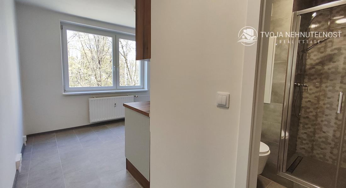 PRENAJATÝ DO 1.5.2026.....Slnečný 1 izbový byt 32 m2, Mukačevská, na dlhodobý prenájom, čiastočne zariadený