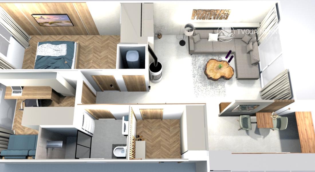 Prenajatý do 15.09.2026 ...... 3 izbový rodinný dom na dlhodobý prenájom, zariadený, 2x parkovacie miesto, záhradka