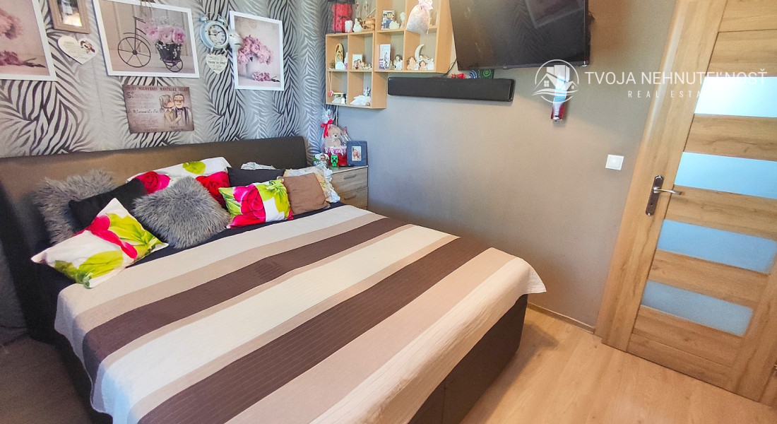 Dizajnovo prepracovaný lukratívny 4 izbový byt Sídlisko 3, klíma, loggia s tieniacimi fóliami