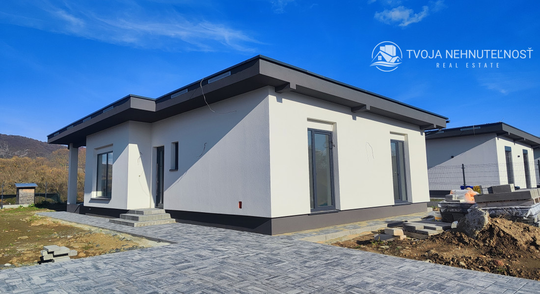 Novostavba 4 izbového domu vo vyhotovení  ŠTANDARD s pozemkom 501 m2 v projekte FINTICE-GRIBĽOVEC