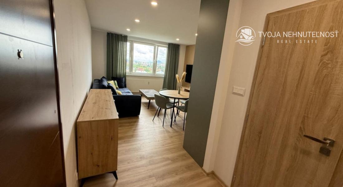 1 izbový byt s krásnym výhľadom Švábska, 42 m2, po rekonštrukcii, 8.poschodie