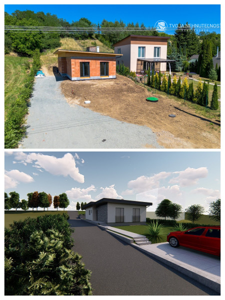 4 izbový rodinný dom obklopený zeleňou, iba s 1 susedom a nádherným výhľadom