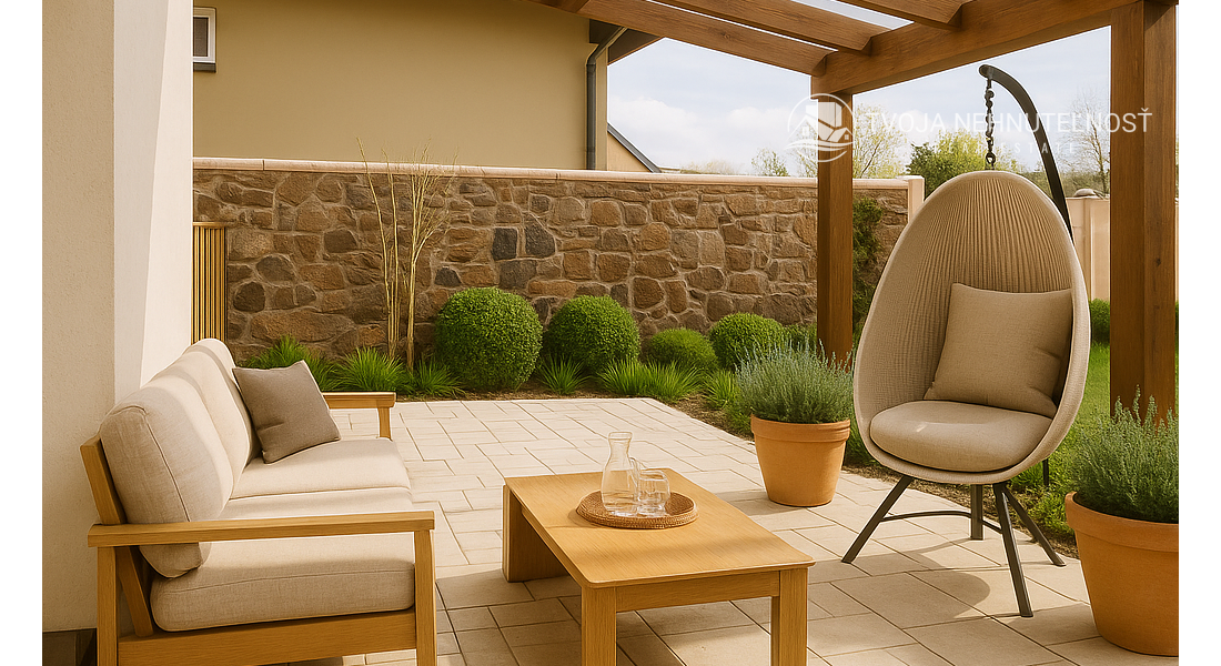 ZNÍŽENÁ CENA.... Dom pre rodinu - 5 izieb, garáž, prístrešok pre auto, slnečný pozemok 600 m2, altánok, podpivničený