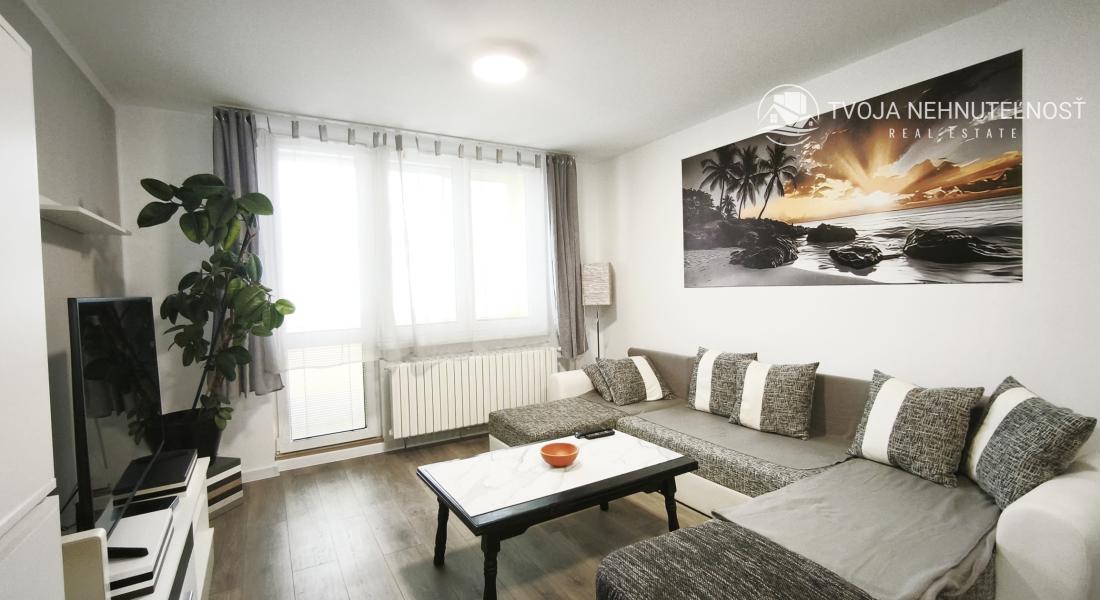 Voľný ihneď ... prenájom zrekonštruovaný 2 izbový byt s loggiou Československej armády, zariadený