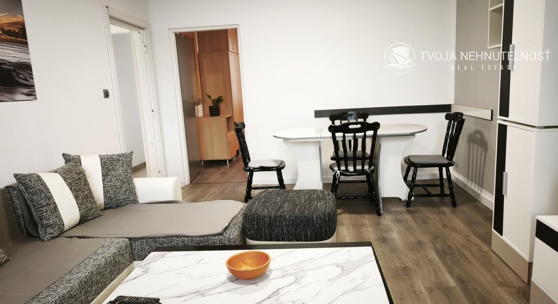 Voľný ihneď ... prenájom zrekonštruovaný 2 izbový byt s loggiou Československej armády, zariadený