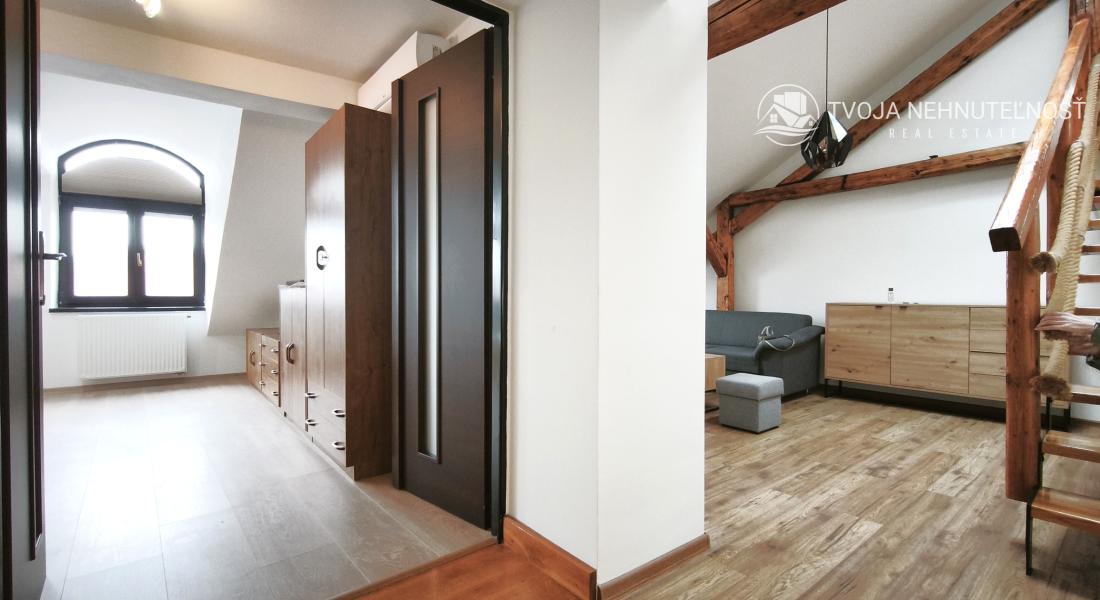 Atypický viacúrovňový mezonet v centre mesta pre 4-6 ľudí, Slovenská ulica, s parkovaním